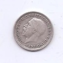 GRAN BRETAÑA DEL AÑO 1931 DE 3 PENIQUES