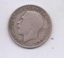 GRAN BRETAÑA DEL AÑO 1921 DE 1/2 CROWN