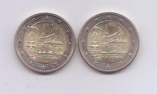 ALEMANIA DEL AÑO 2013 DE 2 EUROS CONMEMORATIVAS