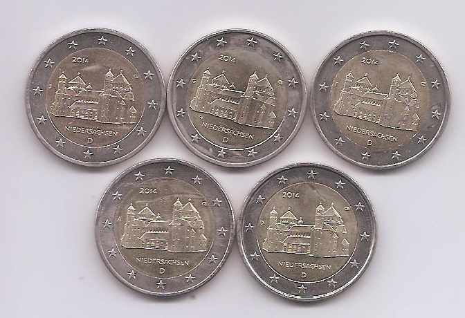 ALEMANIA DEL AÑO 2014 DE 2 EUROS CONMEMORATIVAS