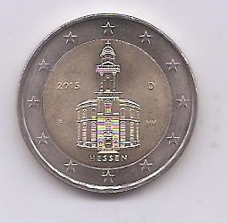 ALEMANIA DEL AÑO 2015 DE 2 EUROS CONMEMORATIVAS