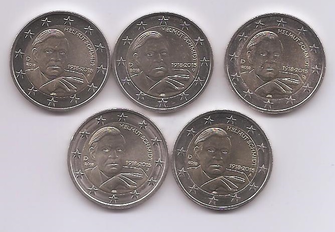 ALEMANIA DEL AÑO 2018 DE 2 EUROS CONMEMORATIVAS