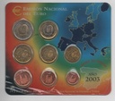 ESPAÑA DEL AÑO 2003 EUROSET FDC