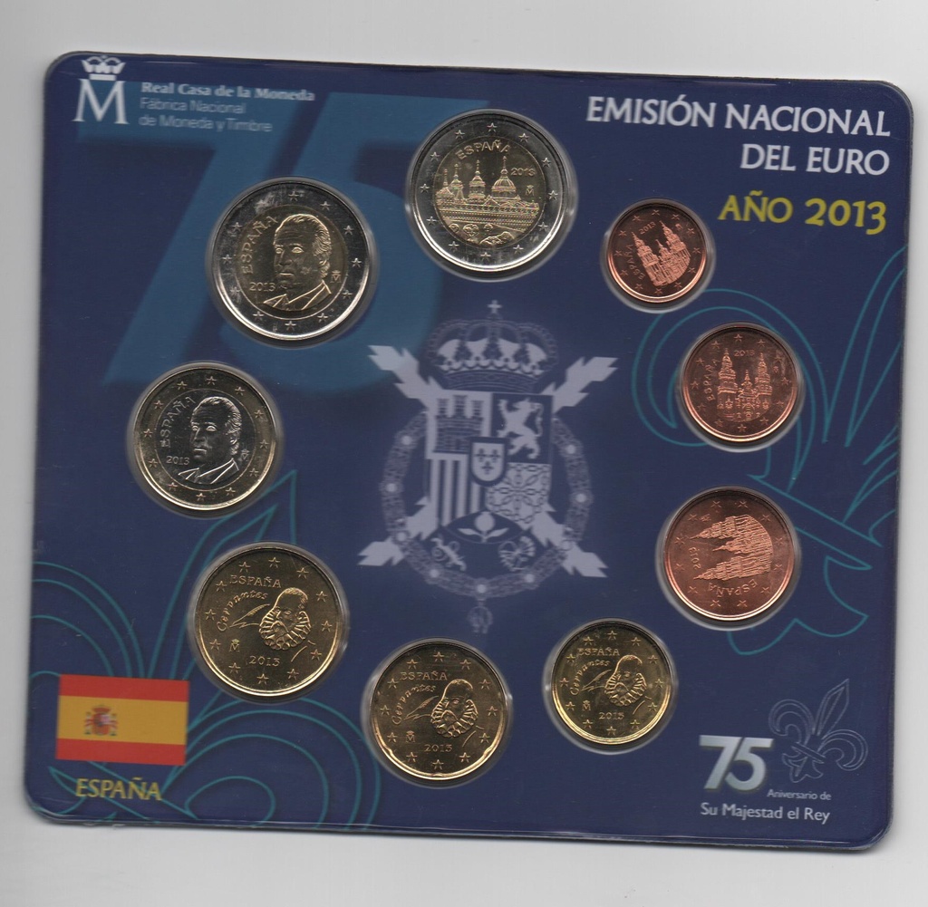 ESPAÑA DEL AÑO 2013 EUROSET FDC