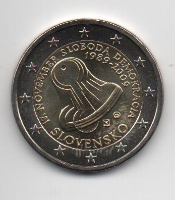 ESLOVAQUIA DEL AÑO 2009 de 2 EUROS CONMEMORATIVAS