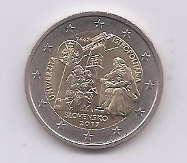 ESLOVAQUIA DEL AÑO 2017 DE 2 EUROS CONMEMORATIVAS