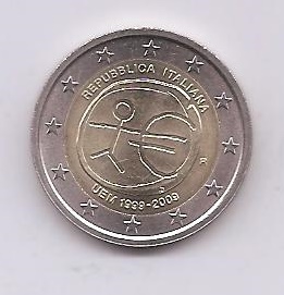 ITALIA DEL AÑO 2009 DE 2 EUROS CONMEMORATIVAS