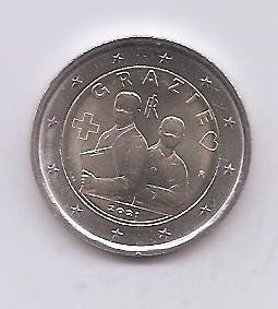 ITALIA DEL AÑO 2021 DE 2 EUROS CONMEMORATIVAS