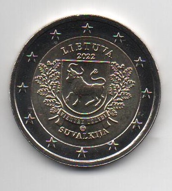 LITUANIA DEL AÑO 2022 DE 2 EUROS CONMEMORATIVAS