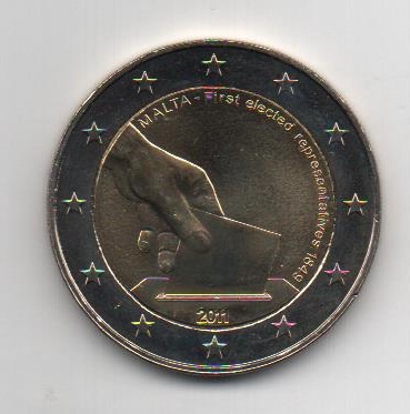 MALTA DEL AÑO 2011 DE 2 EUROS CONMEMORATIVAS