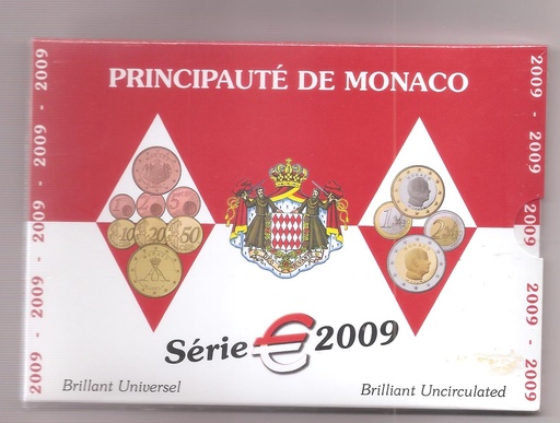 MONACO DEL AÑO 2009 EUROSET FDC