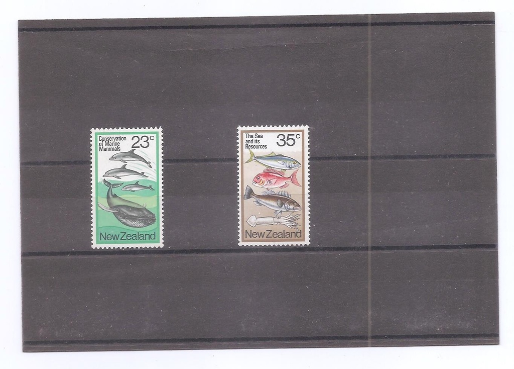 NUEVA ZELANDA DEL AÑO 1978 FAUNA MARINA
