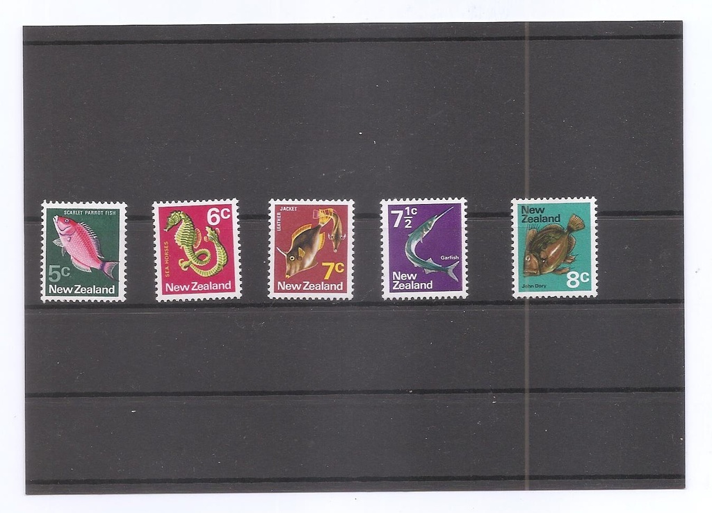 NUEVA ZELANDA DEL AÑO 1970 FAUNA MARINA