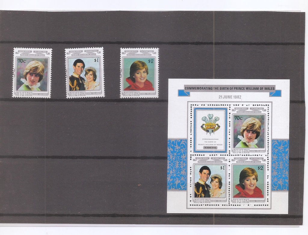 AITUTAKI DEL AÑO 1982 PERSONAJES