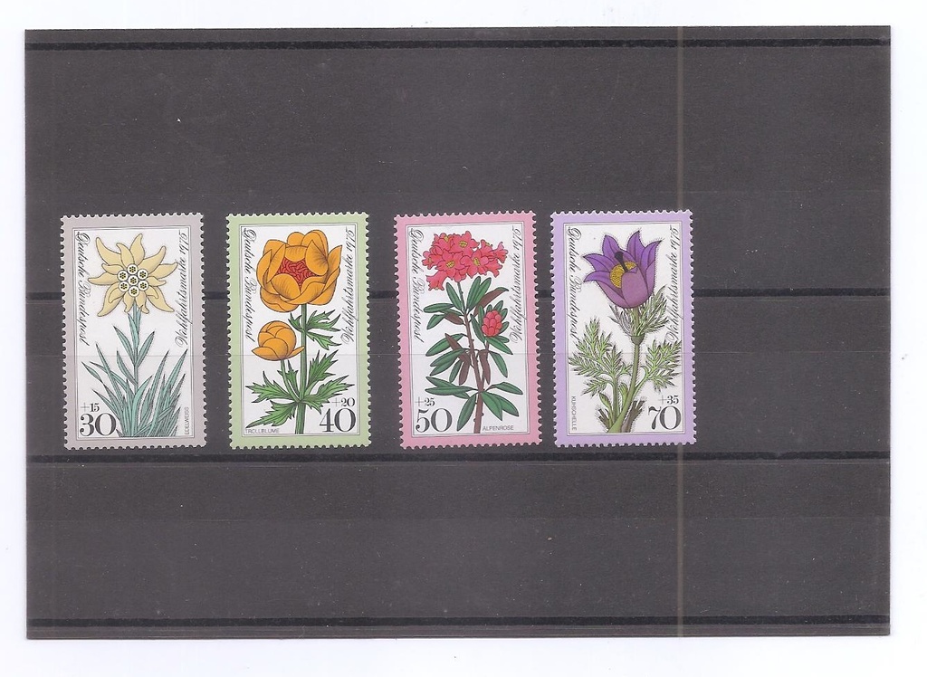 ALEMANIA FEDERAL DEL AÑO 1975 FLORES