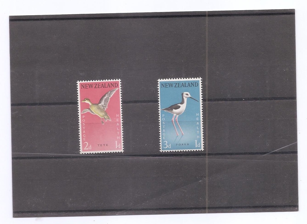 NUEVA ZELANDA DEL AÑO 1959 PAJAROS