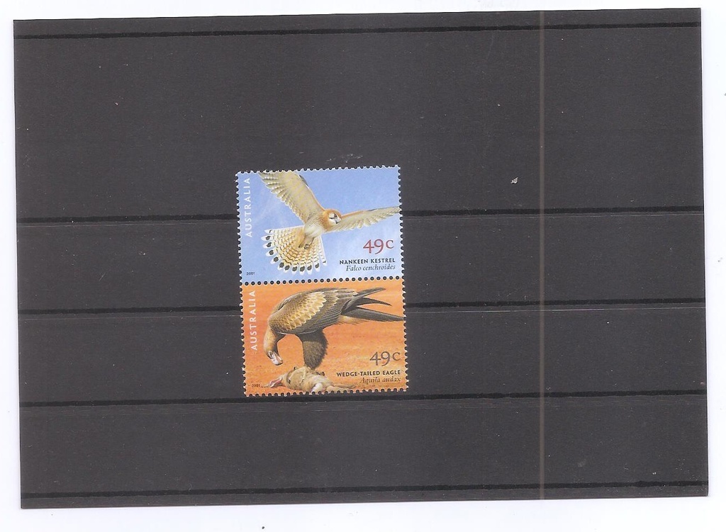 AUSTRALIA DEL AÑO 2001 PAJAROS