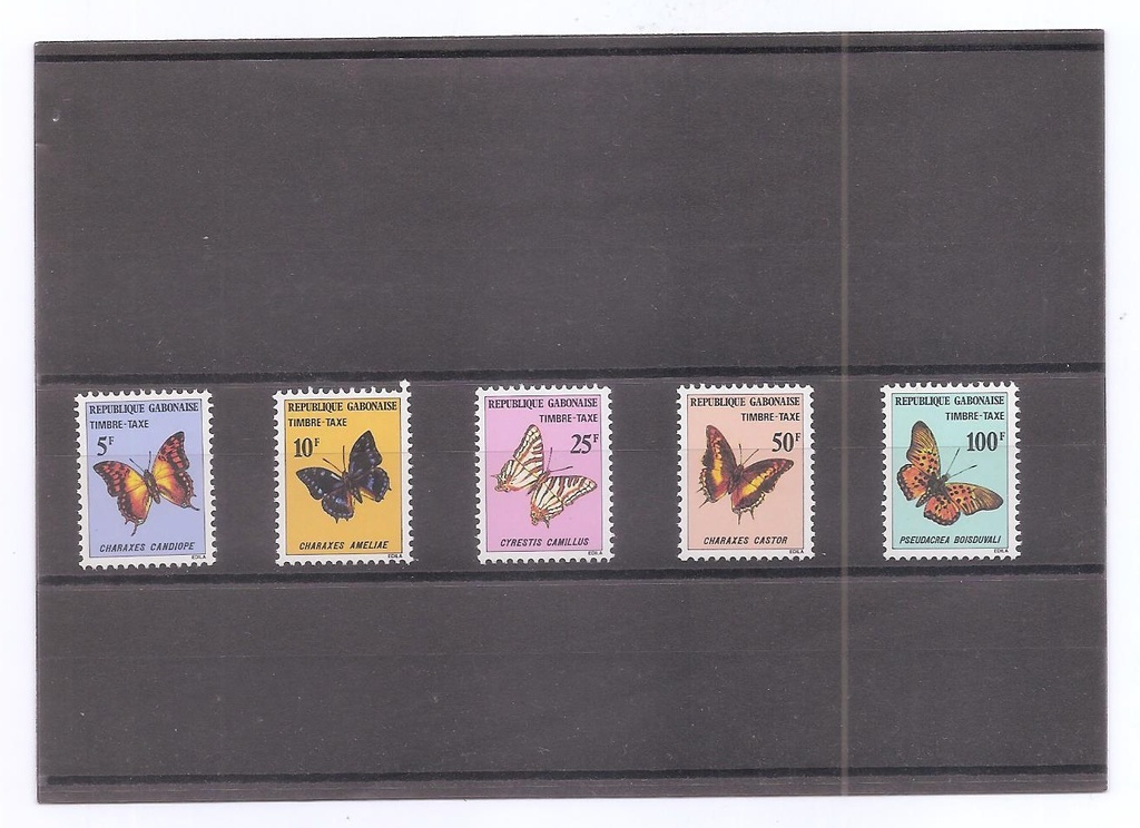 REPUBLICA GABONESA DEL AÑO 1978 MARIPOSAS