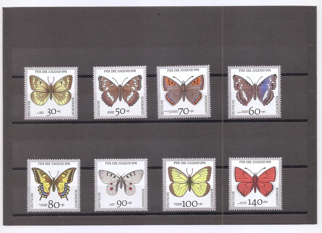 ALEMANIA FEDERAL DEL AÑO 1991 MARIPOSAS