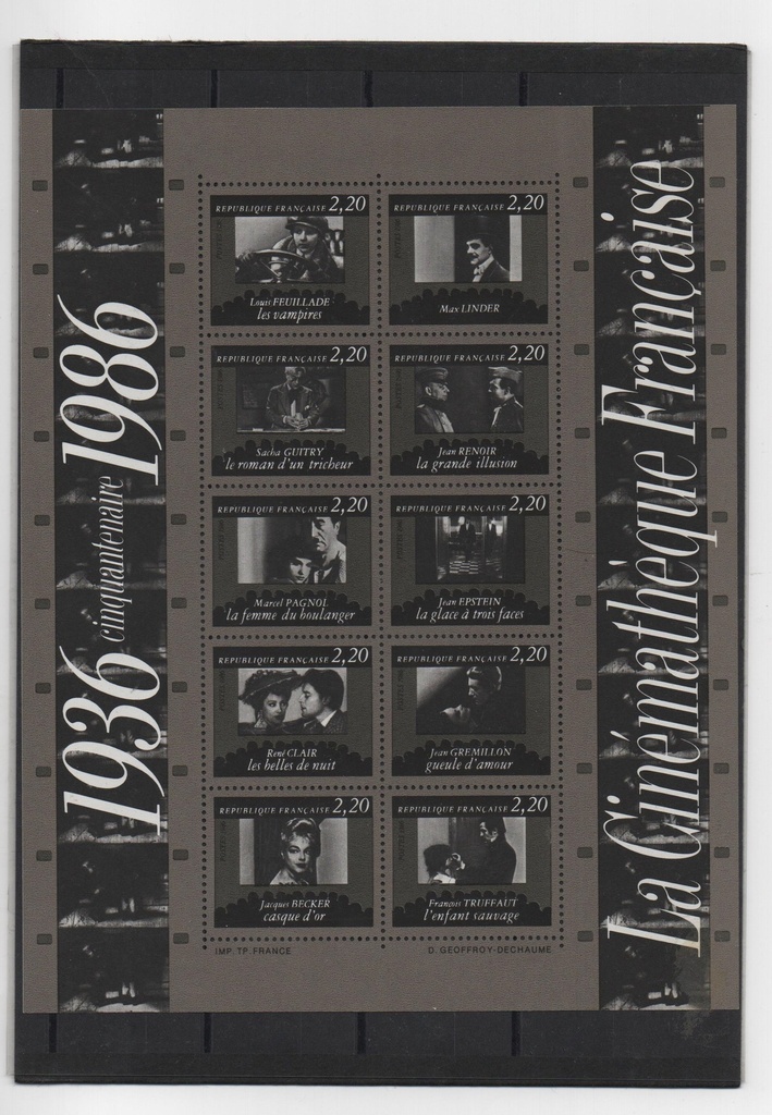 FRANCIA DEL AÑO 1986 CINE