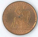 SEGUNDA REPUBLICA DEL AÑO 1937 DE 50 CENTIMOS
