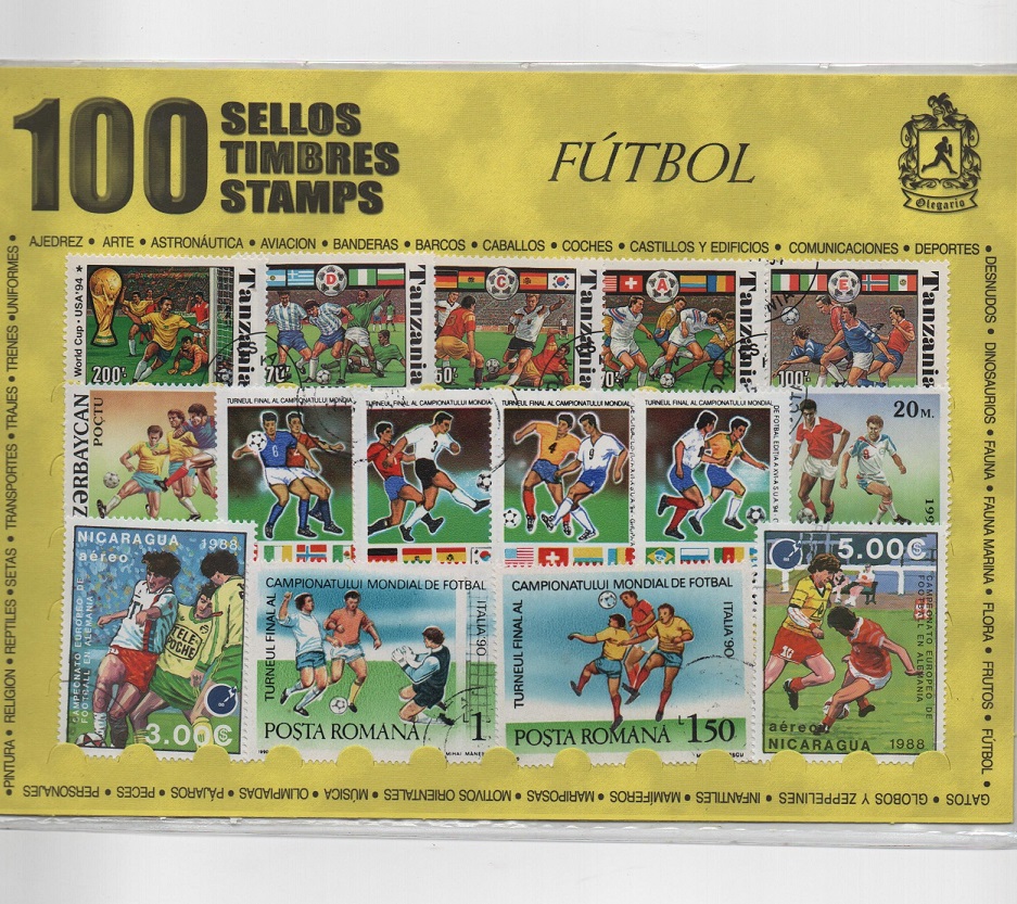 100 SELLOS DIFERENTES TEMATICAS