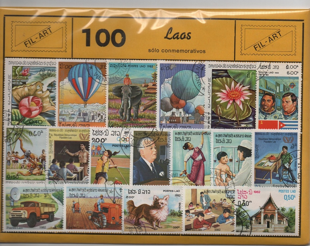 100 SELLOS DIFERENTES PAISES