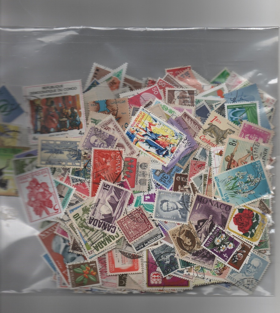 1000 SELLOS DIFERENTES MUNDIALES