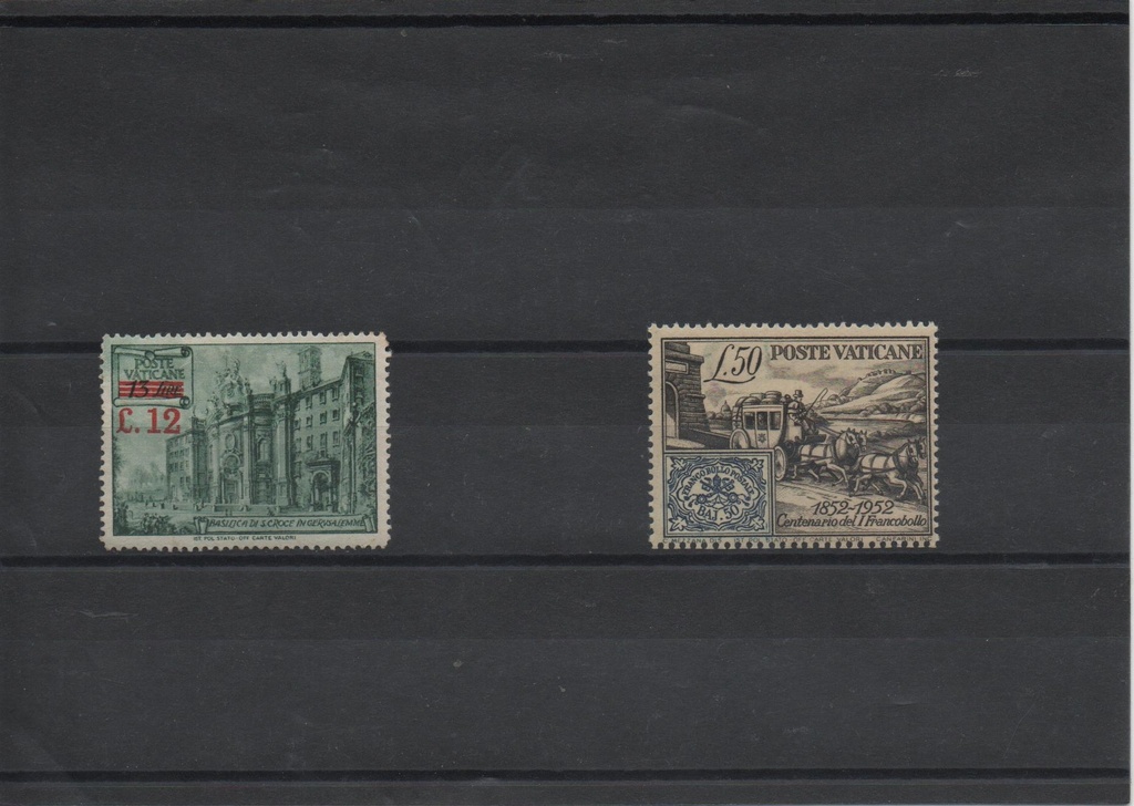 AÑO 1952 COMPLETO SELLOS VATICANO