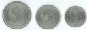 ESTADO ESPAÑOL (FRANCO) DEL AÑO 1957 SERIE BA DE 5/25/50 PESETAS