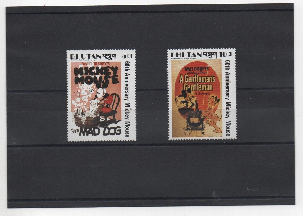 BHUTAN DEL AÑO 1989 DE WALT DISNEY
