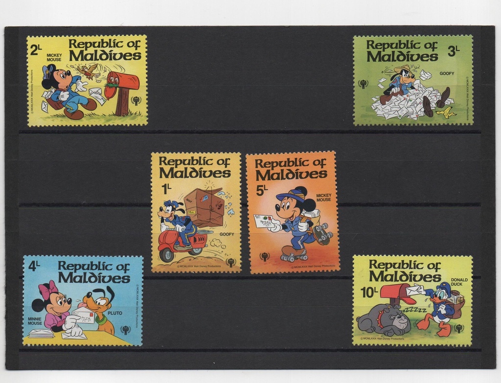 MALDIVAS DEL AÑO 1979 DE WALT DISNEY