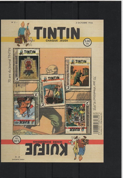 BELGICA DEL AÑO 2016 TINTIN