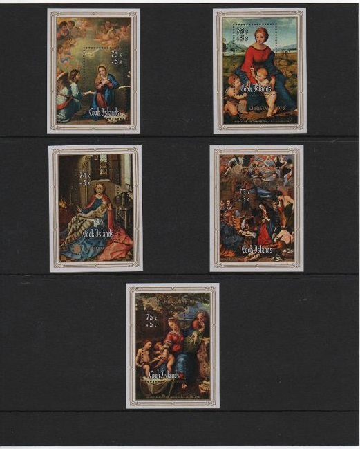 COLECCION SELLOS ISLAS COOK DEL AÑO 1975