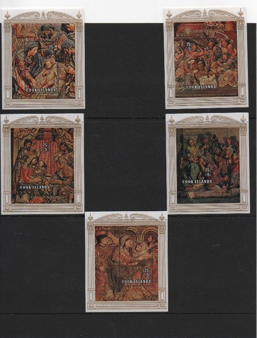 COLECCION SELLOS ISLAS COOK DEL AÑO 1976