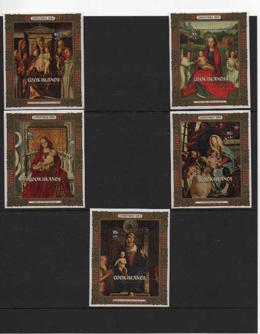 COLECCION SELLOS ISLAS COOK DEL AÑO 1984