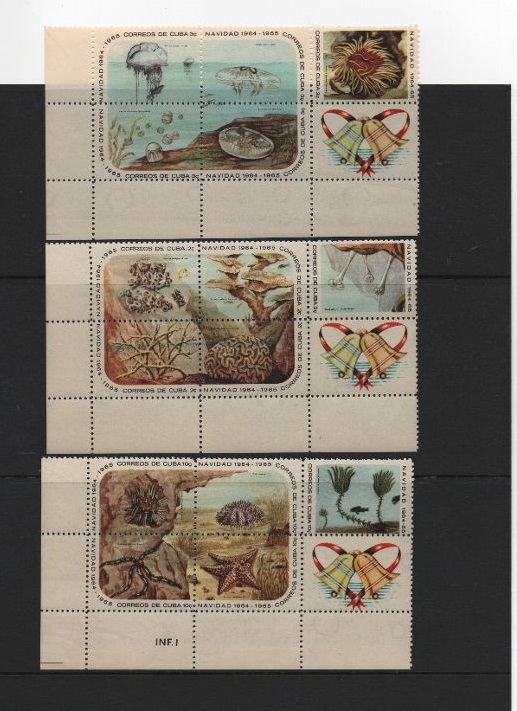 COLECCION SELLOS CUBA DEL AÑO 1964