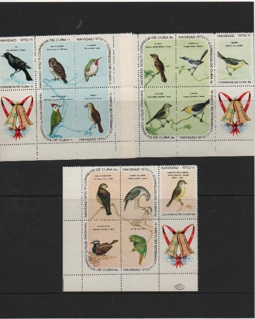 COLECCION SELLOS CUBA DEL AÑO 1970