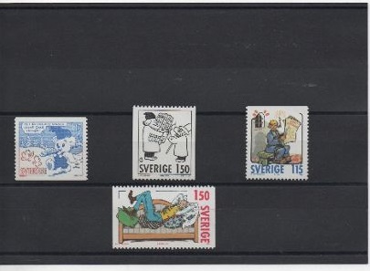 COLECCION SELLOS SUECIA DEL AÑO 1980