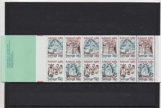 COLECCION SELLOS SUECIA DEL AÑO 1985