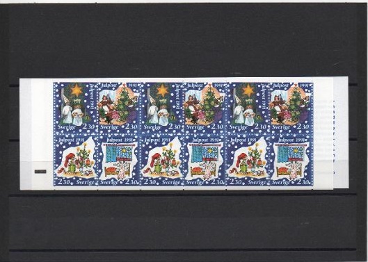 COLECCION SELLOS SUECIA DEL AÑO 1991