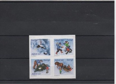 COLECCION SELLOS SUECIA DEL AÑO 2007