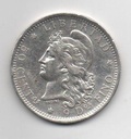 ARGENTINA DEL AÑO 1882 DE 50 CENTIMOS