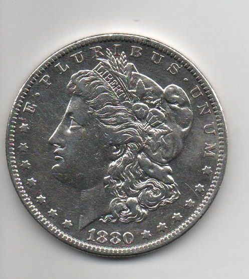 ESTADOS UNIDOS DEL AÑO 1880 DE 1 DOLAR