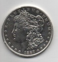 ESTADOS UNIDOS DEL AÑO 1887 DE 1 DOLAR