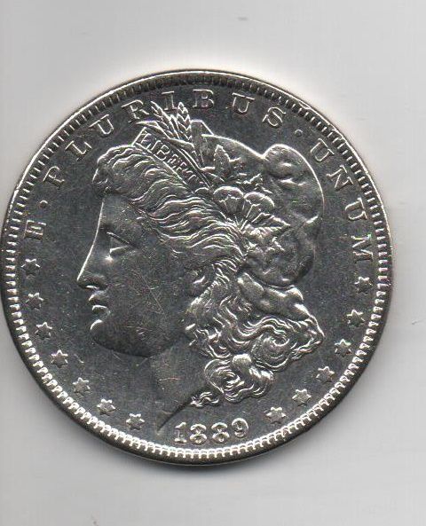 ESTADOS UNIDOS DEL AÑO 1889 DE 1 DOLAR