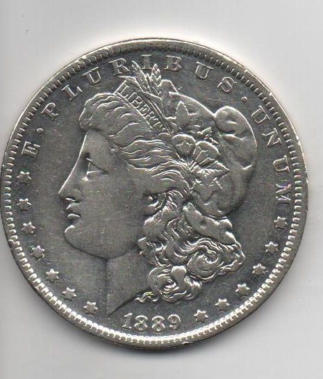 ESTADOS UNIDOS DEL AÑO 1889 DE 1 DOLAR