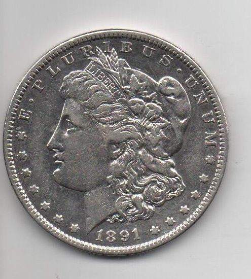 ESTADOS UNIDOS DEL AÑO 1891 DE 1 DOLAR