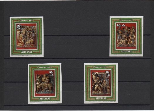 AITUTAKI DEL AÑO 1984 NAVIDAD