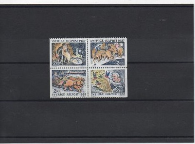 SUECIA DEL AÑO 1987 NAVIDAD